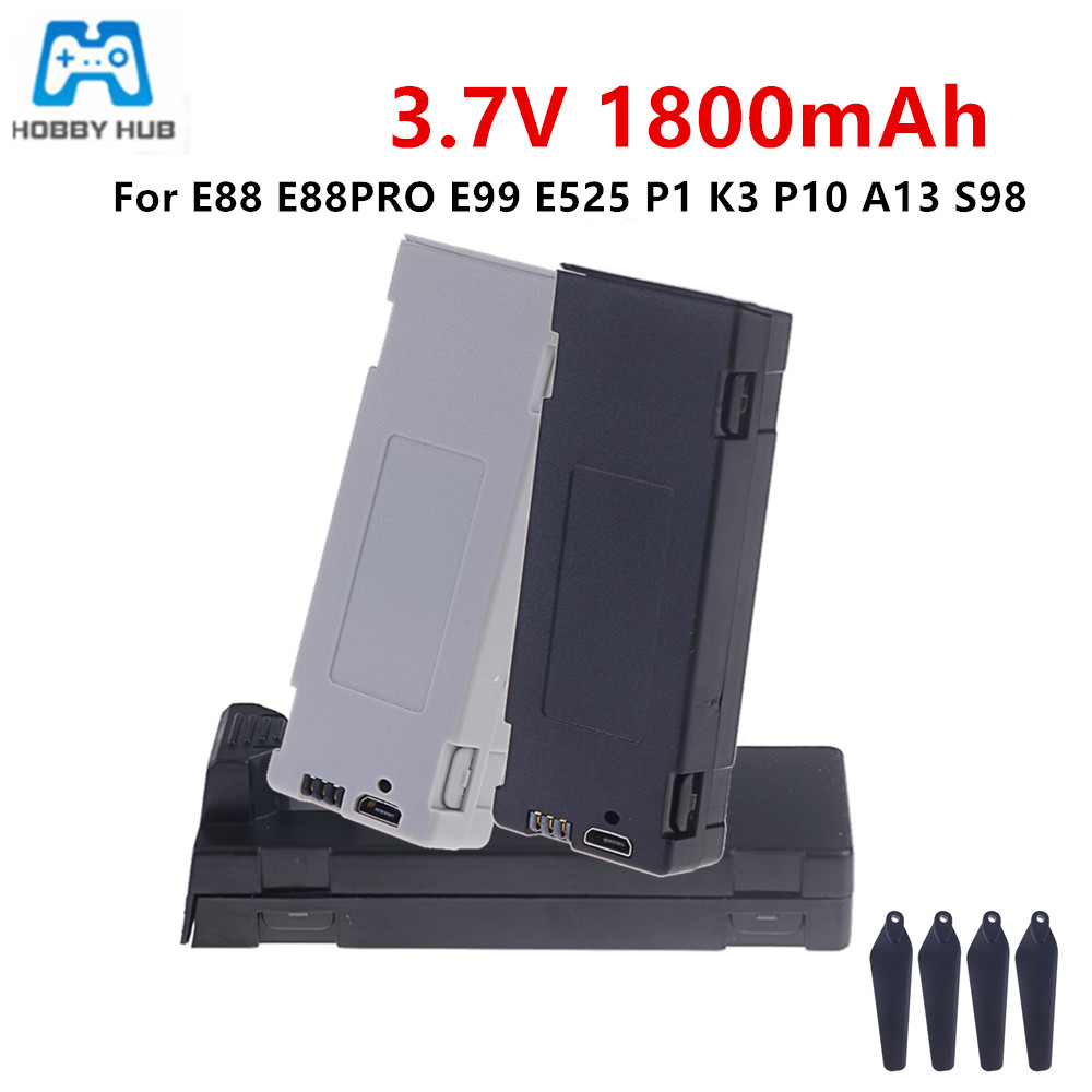 Rc Hobby Hub - For E88 Battery Rechargeable Battery 3.7V