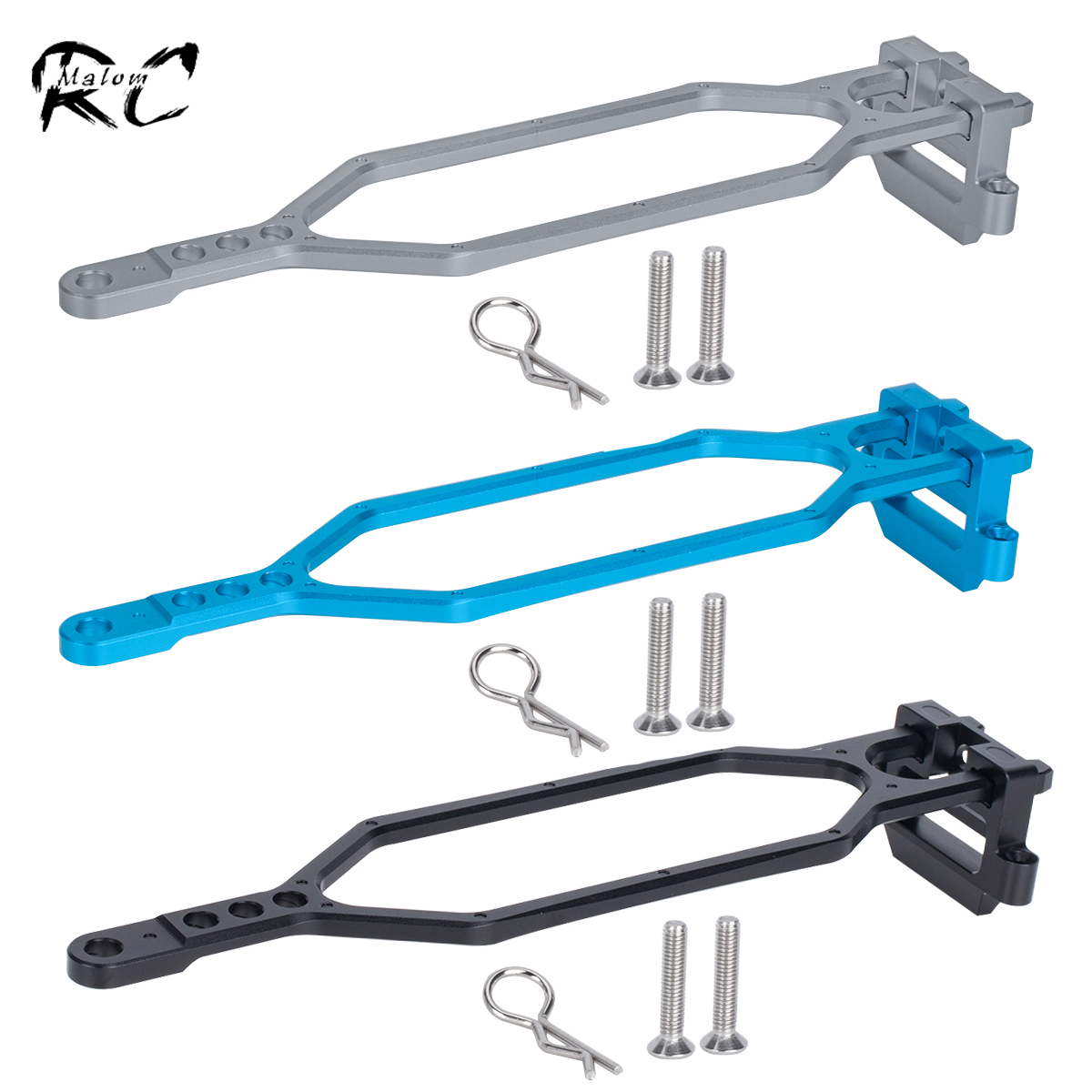 Rc Hobby Racing - CNC Aluminum Hold Down Battery Kit