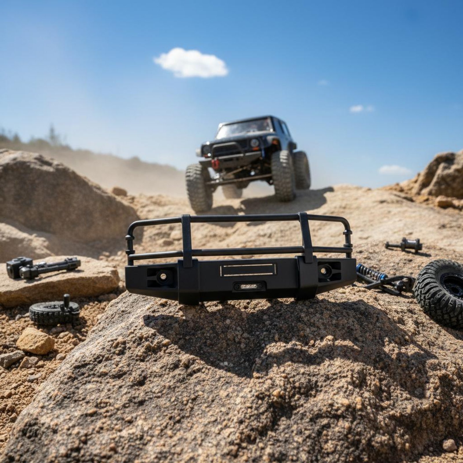 Rc Hobby Motor - RC Crawler Front Bumper Model Car