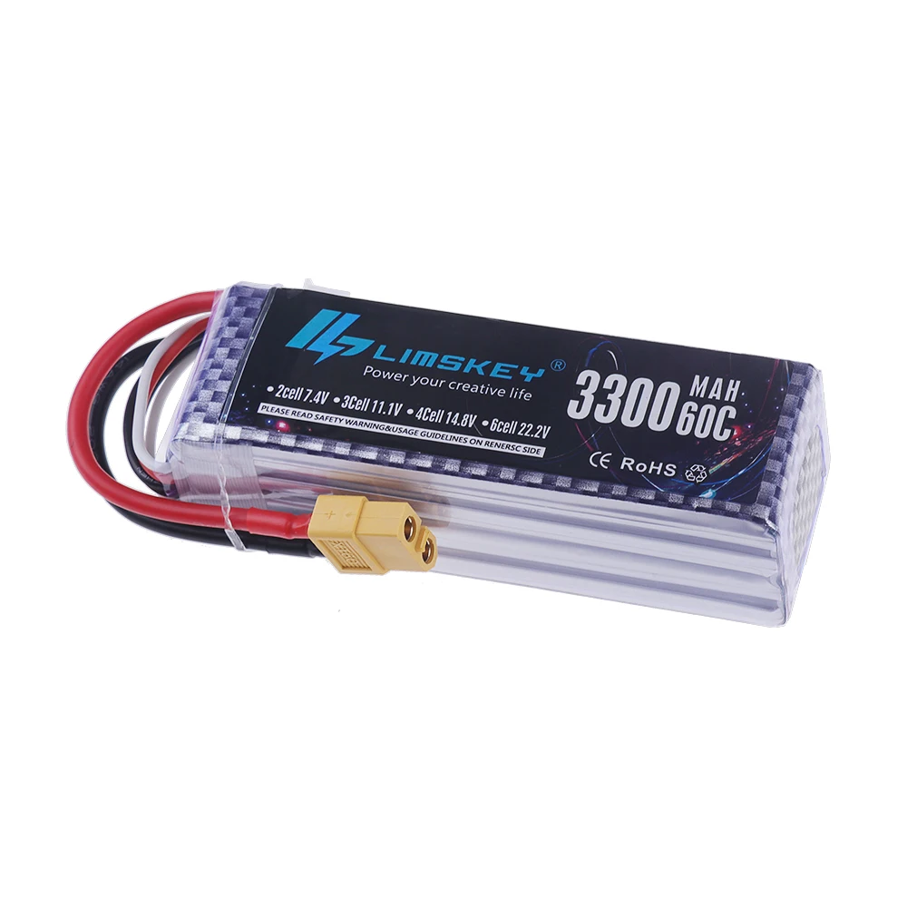 4S LiPo Battery 14.8V 3300mAh  - Rc Hobby Hub recension och pris