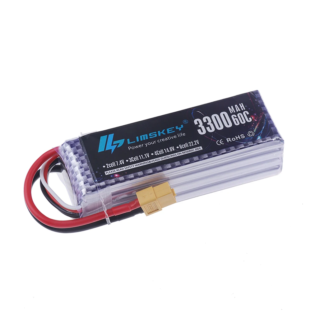4S LiPo Battery 14.8V 3300mAh  - Rc Hobby Hub recension och pris