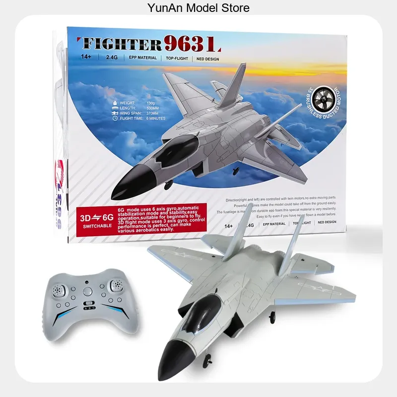 FX9631 4CH Ducted Fan Brushles - Rc Glider Foam Wing recension och pris