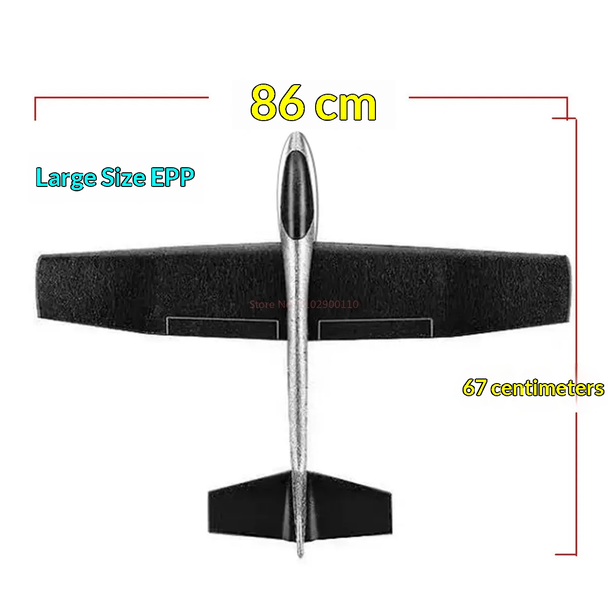 85cm RC Glider Plane for Kids  - Rc Glider Foam Wing recension och pris