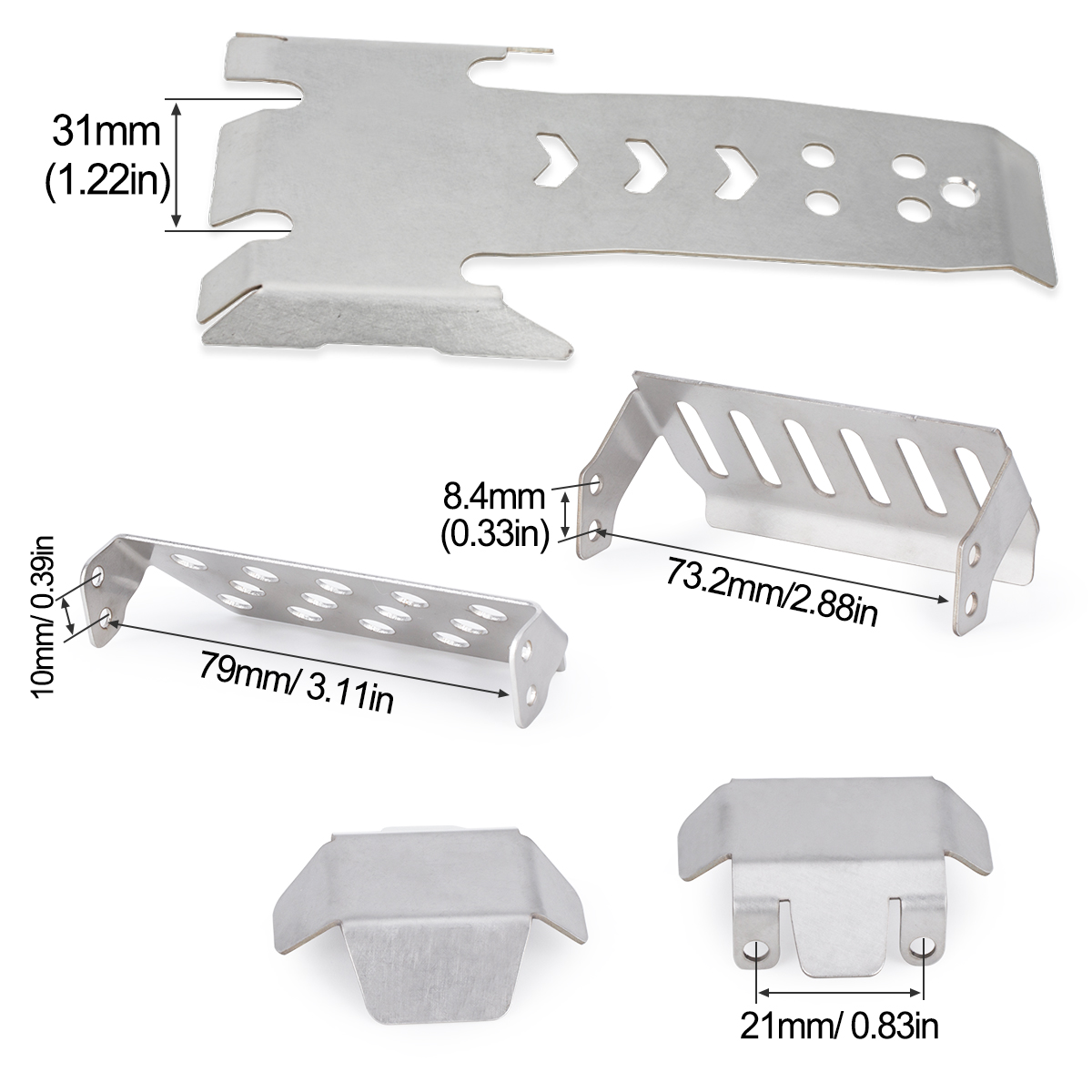 Stainless Steel Axle Protector - Rc Hobby Racing recension och pris