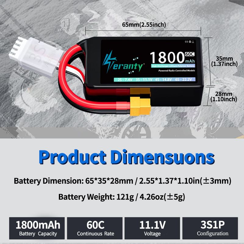 2/4Pcs TERANTY Lipo Battery 3S - Rc Hobbyking recension och pris