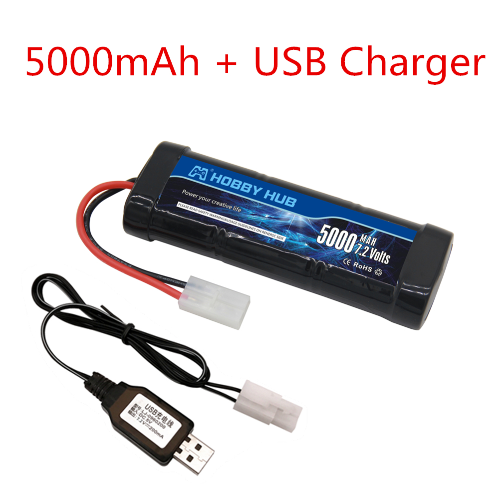 New 7.2V Battery 5000/6800mAh  - Rc Hobby Hub recension och pris
