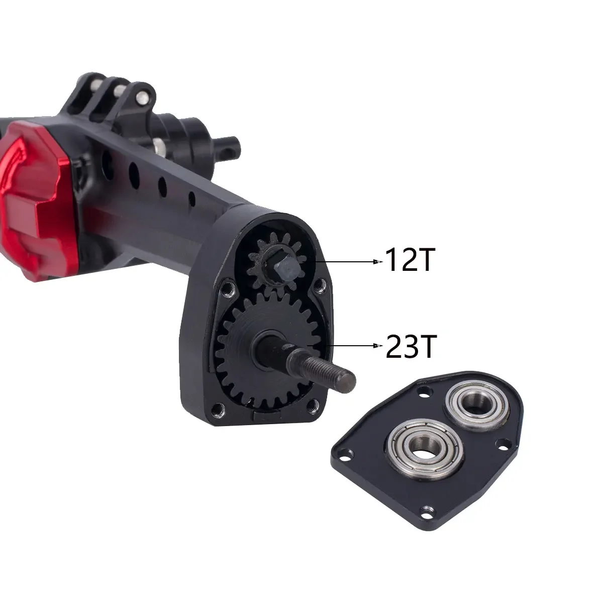 CNC Aluminum SCX10 III Front R - Rc Hobby Racing recension och pris