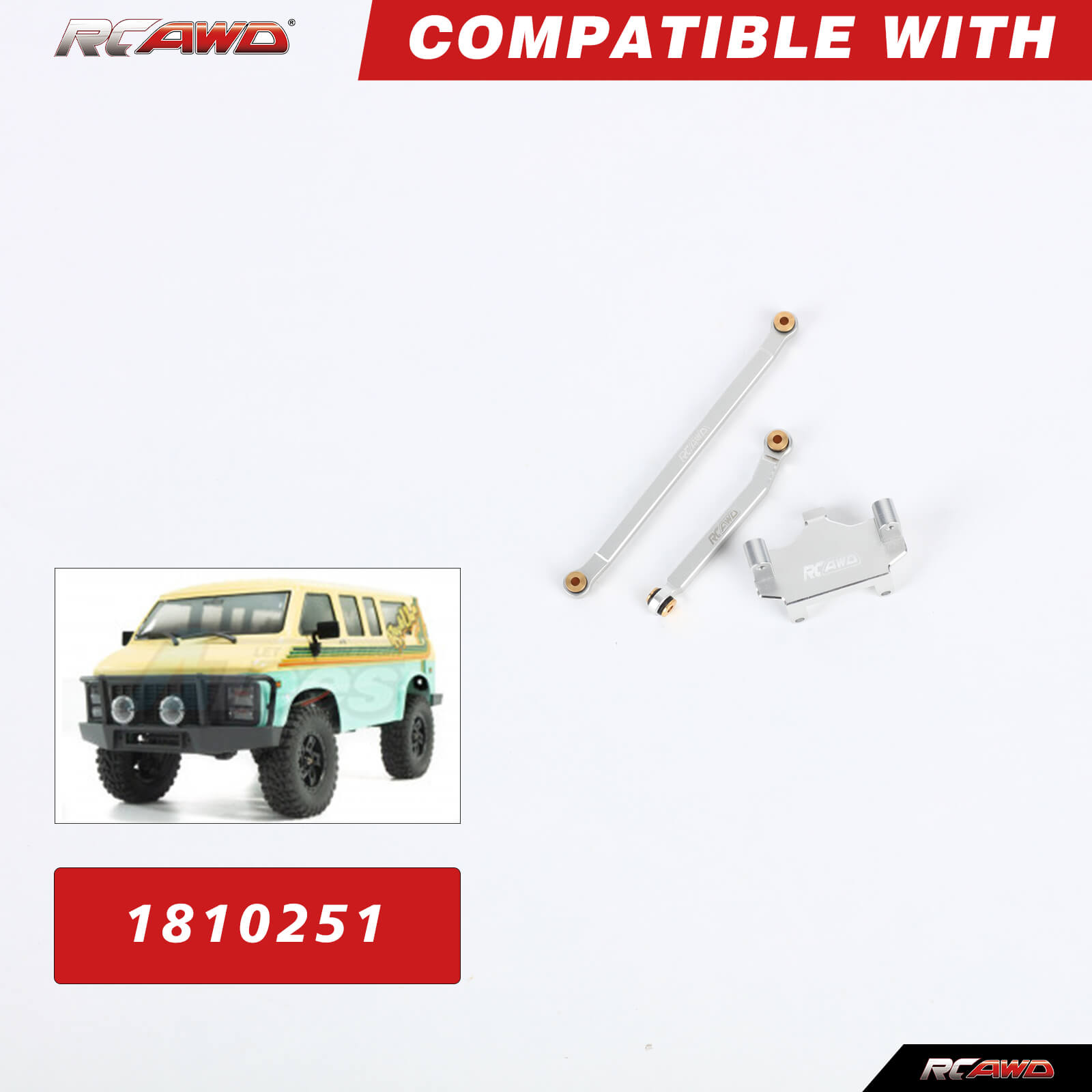 RCAWD Alloy CR18P Servo Mount  - Rc Hobby Warehouse recension och pris