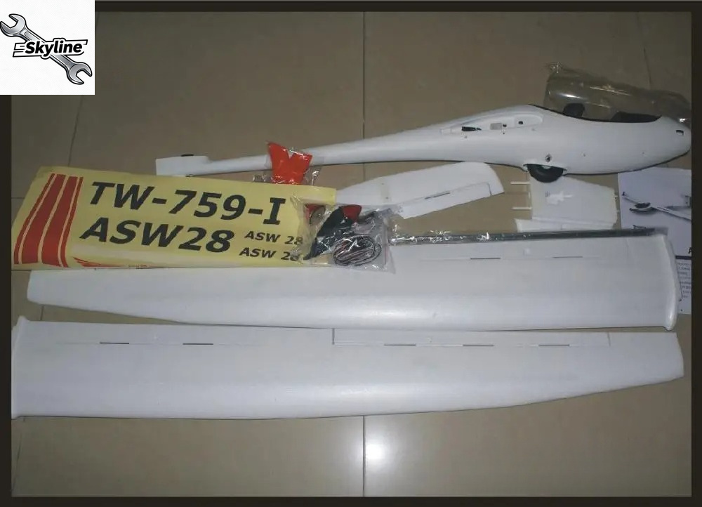 RC ASW28 ASW-28  2540mm Wing S - Rc Glider Foam Wing recension och pris
