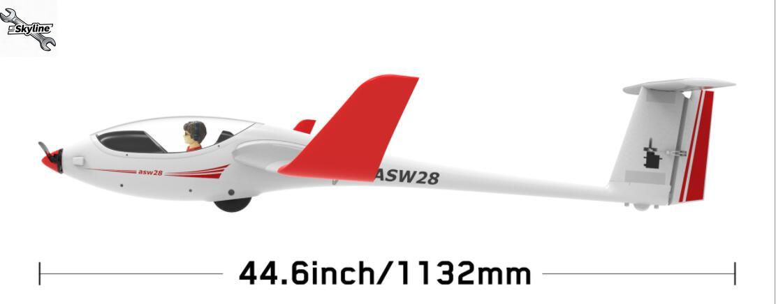 RC ASW28 ASW-28  2540mm Wing S - Rc Glider Foam Wing recension och pris