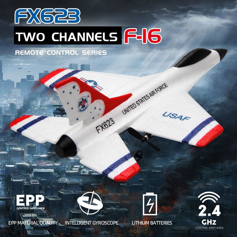 New Fx623/F16 RC Airplane Two  - Rc Glider Foam Wing recension och pris