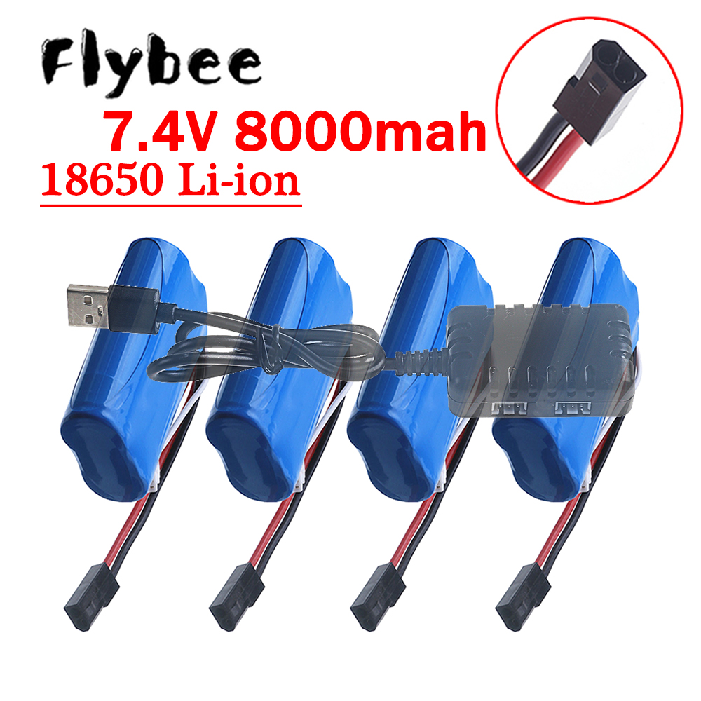 (5500 Plug) 18650 7.4V 8000Mah - Rc Hobby Hub recension och pris