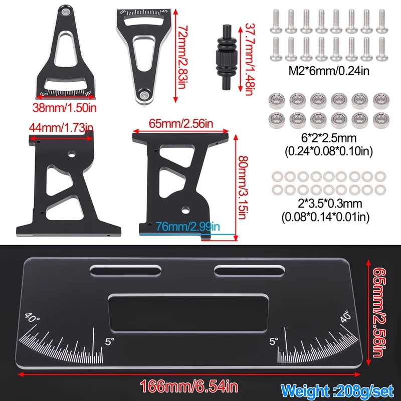 CNC Aluminum RC Chassis Setup  - Rc Hobby Drift Car recension och pris