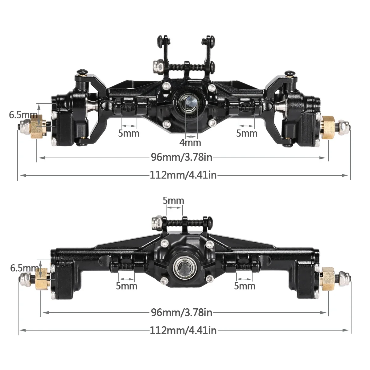 TRX4M Aluminum Front Rear Port - Rc Hobby Racing recension och pris