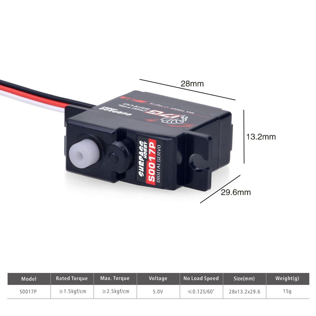 SURPASS Hobby 17g Micro Mini S - Rc Hobbyking recension och pris