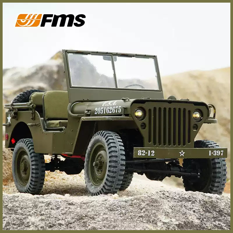 FMS 1/6 Climber 1941 Willys MB - Rc Hobby Racing recension och pris