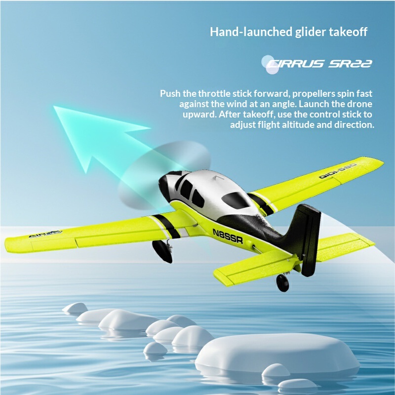 QIDI580 Cirrus SR22 Remote Con - Rc Glider Foam Wing recension och pris
